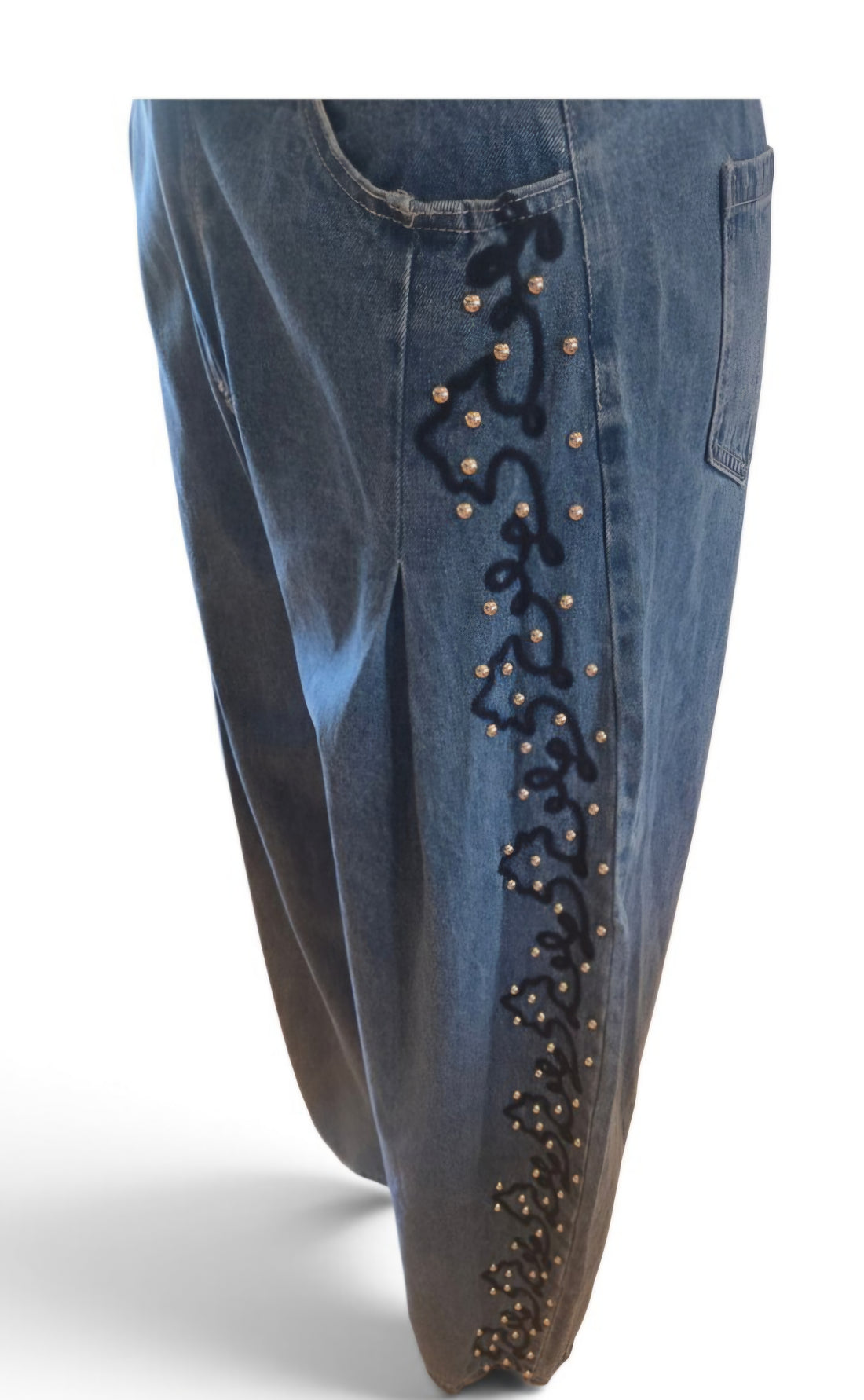 The Bold Denim Pantset