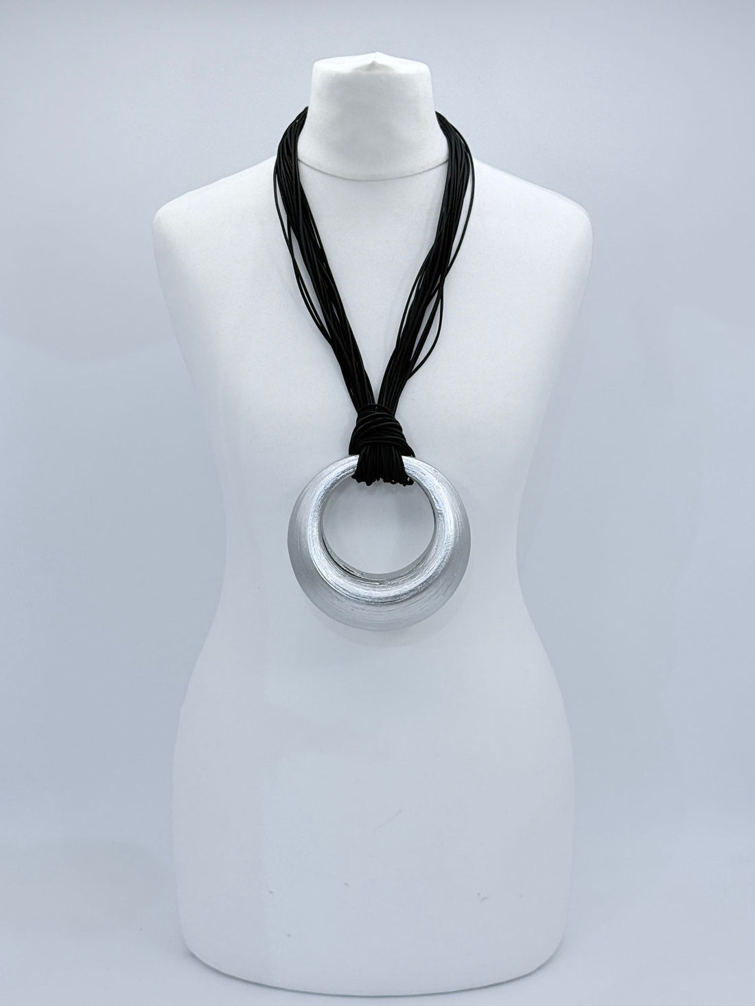 Curve Bamboo Crescent Necklace