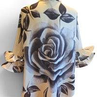 Artistic Floral Blouse