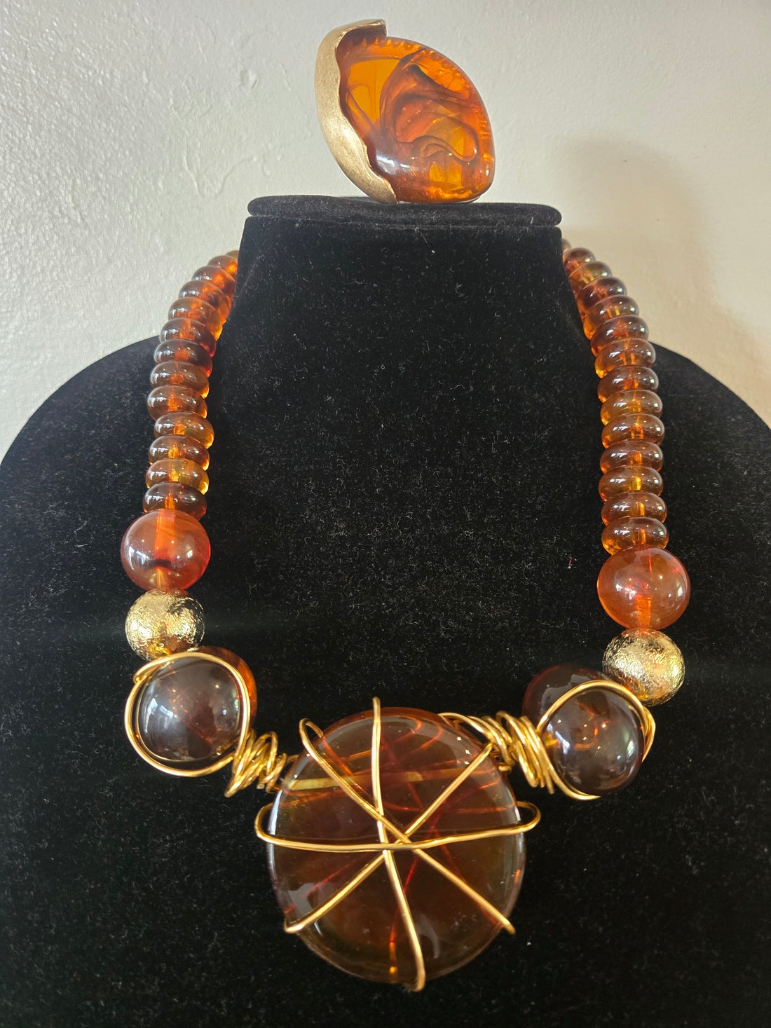 Amber Statement Necklace