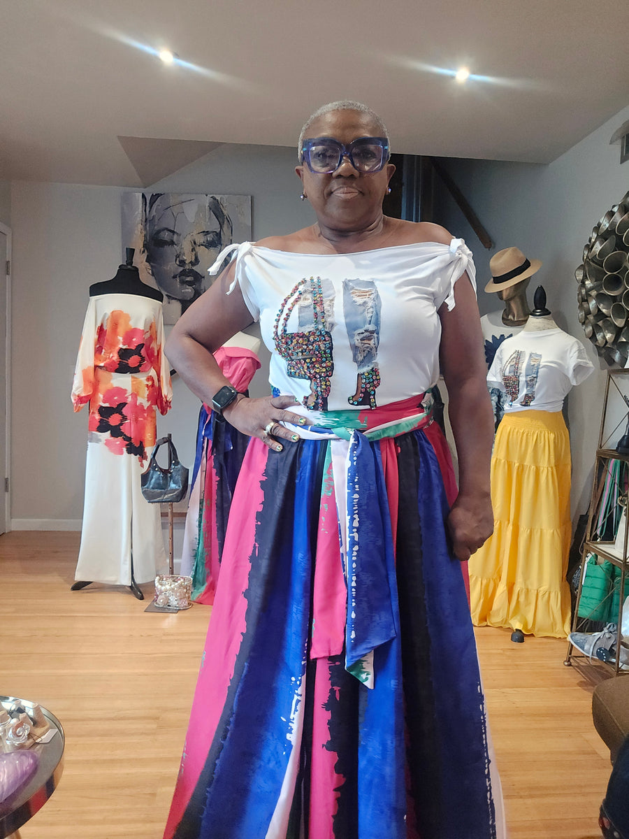 Color Rush Maxi Skirt