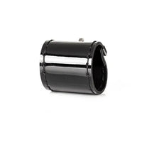 Lock Patent Leather Cuff Black High-Gloss Statement