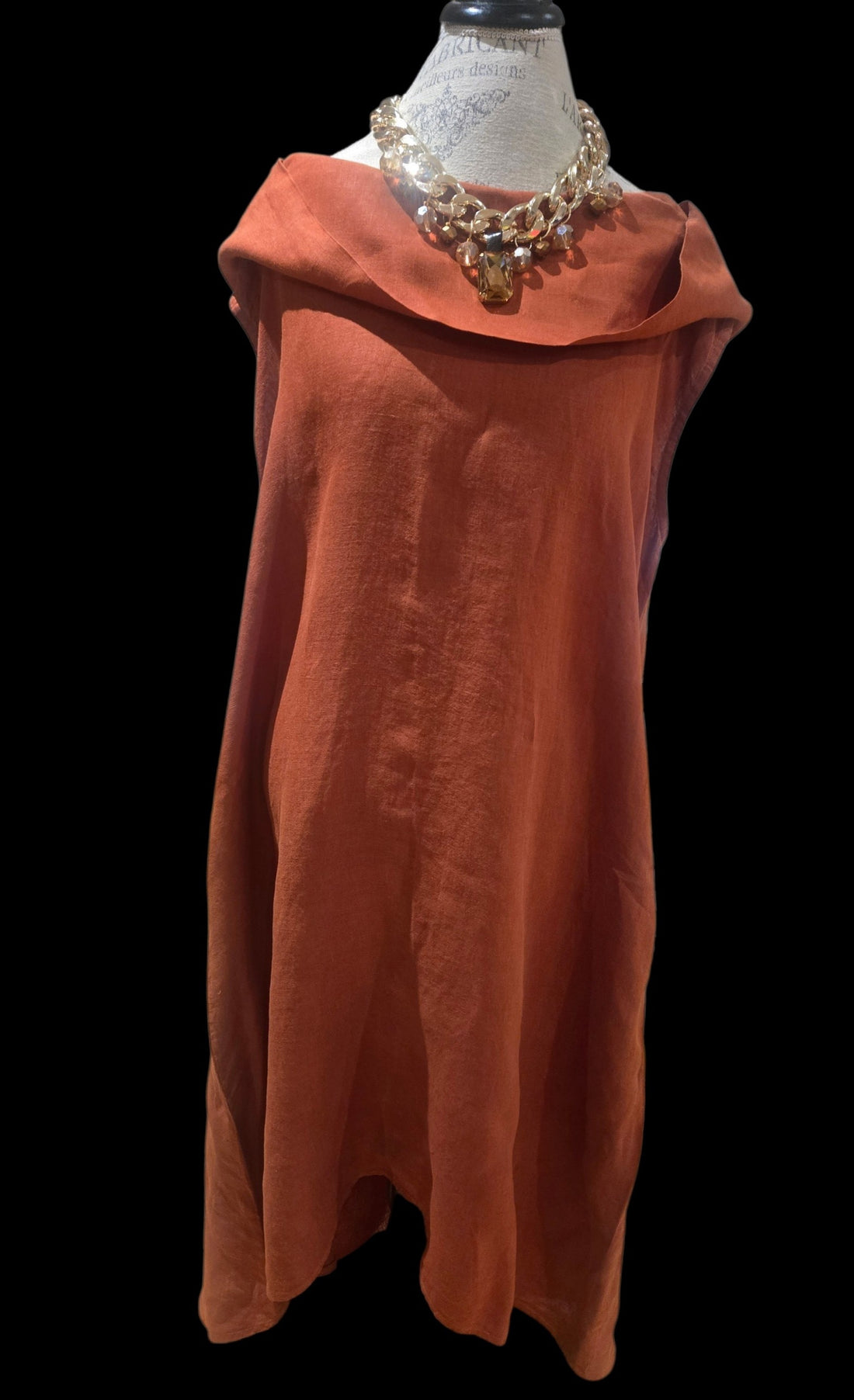 The Golden Sunshine Linen Dress