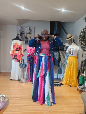 Color Rush Maxi Skirt