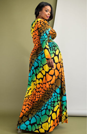 Bold 2 piece Maxi Skirt Set