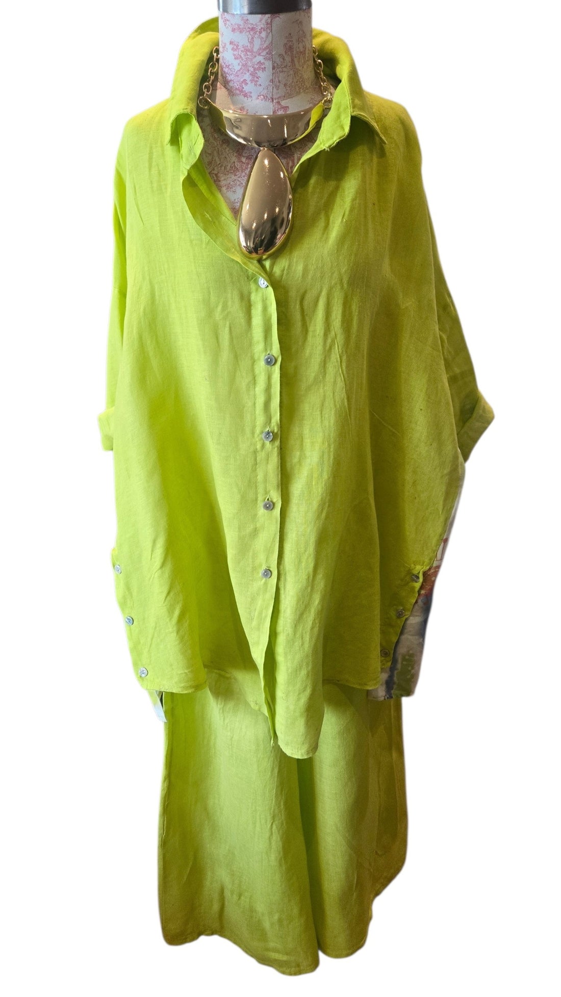 The Charm Linen PantSet