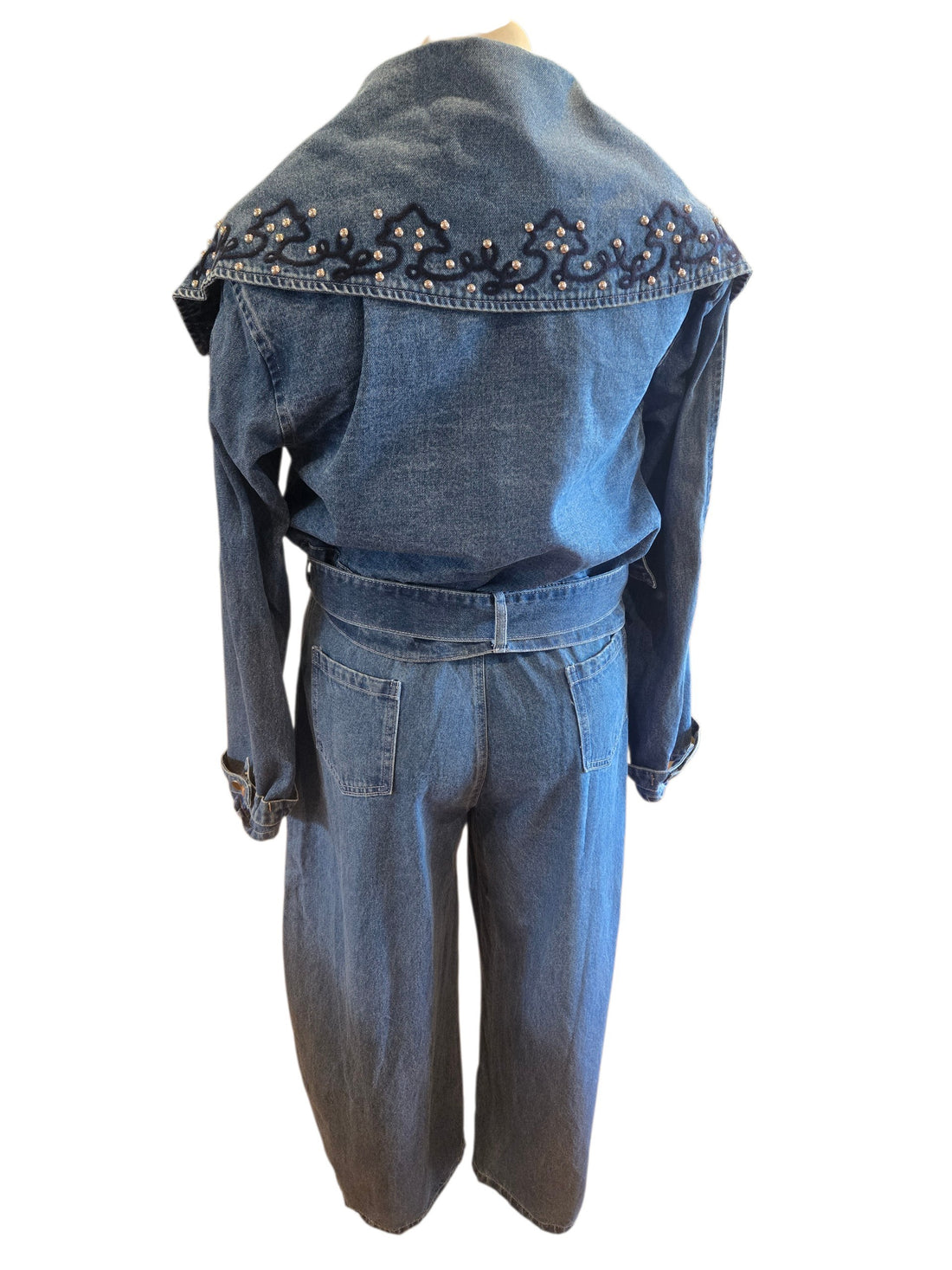 The Bold Denim Pantset
