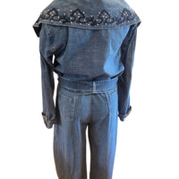 The Bold Denim Pantset