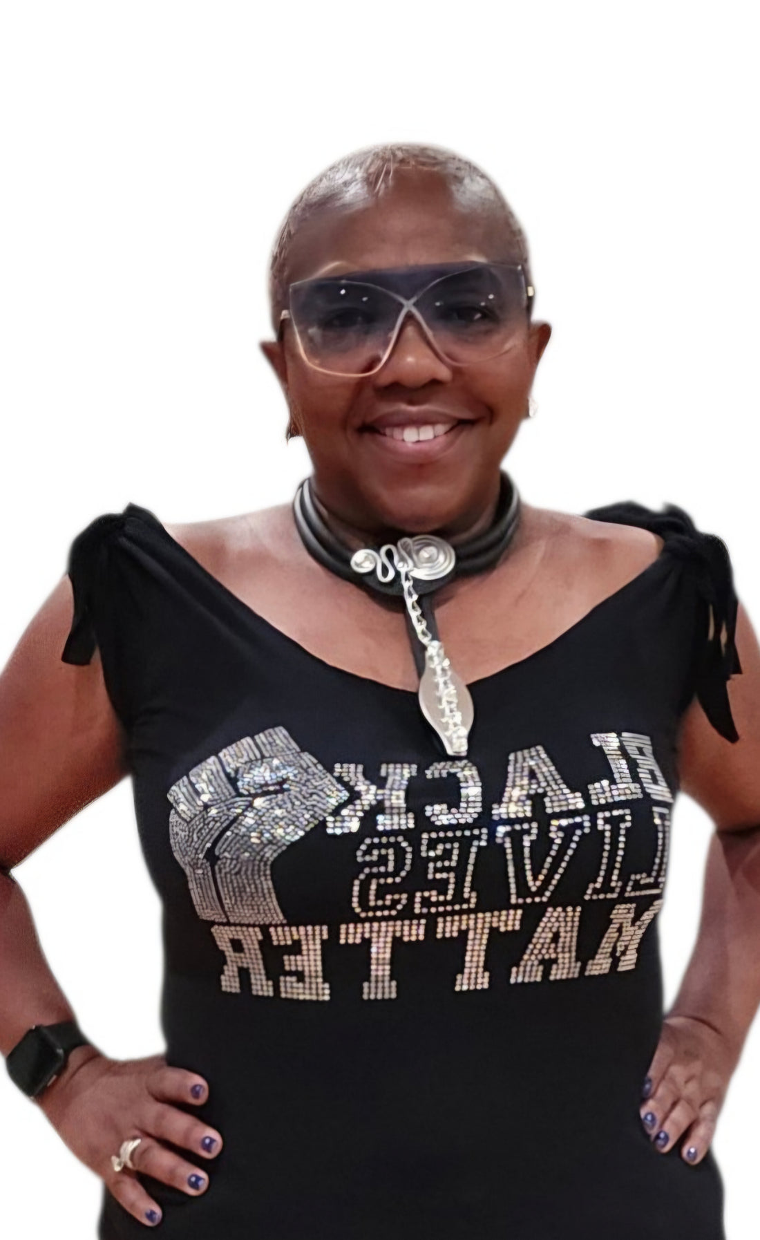 Black Lives Matter Bling Tshirt