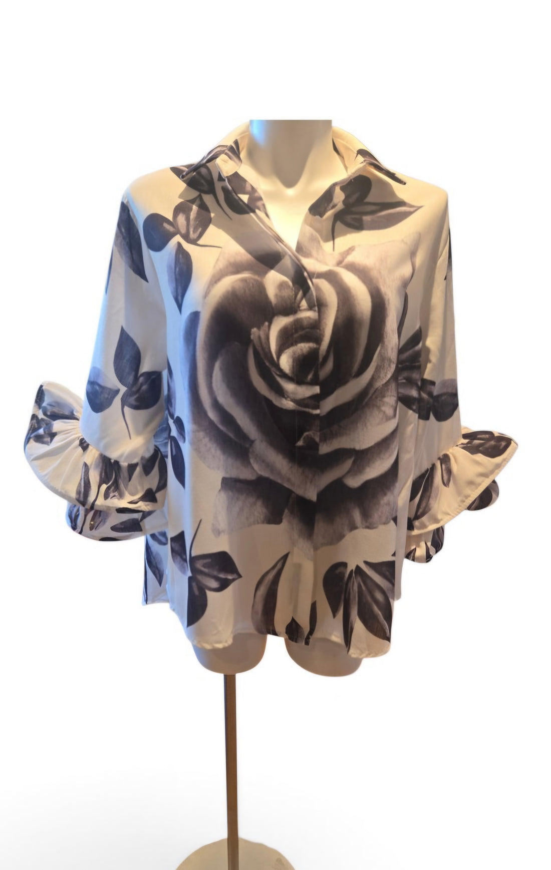 Artistic Floral Blouse