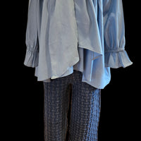 Textured Wide Leg Jeans