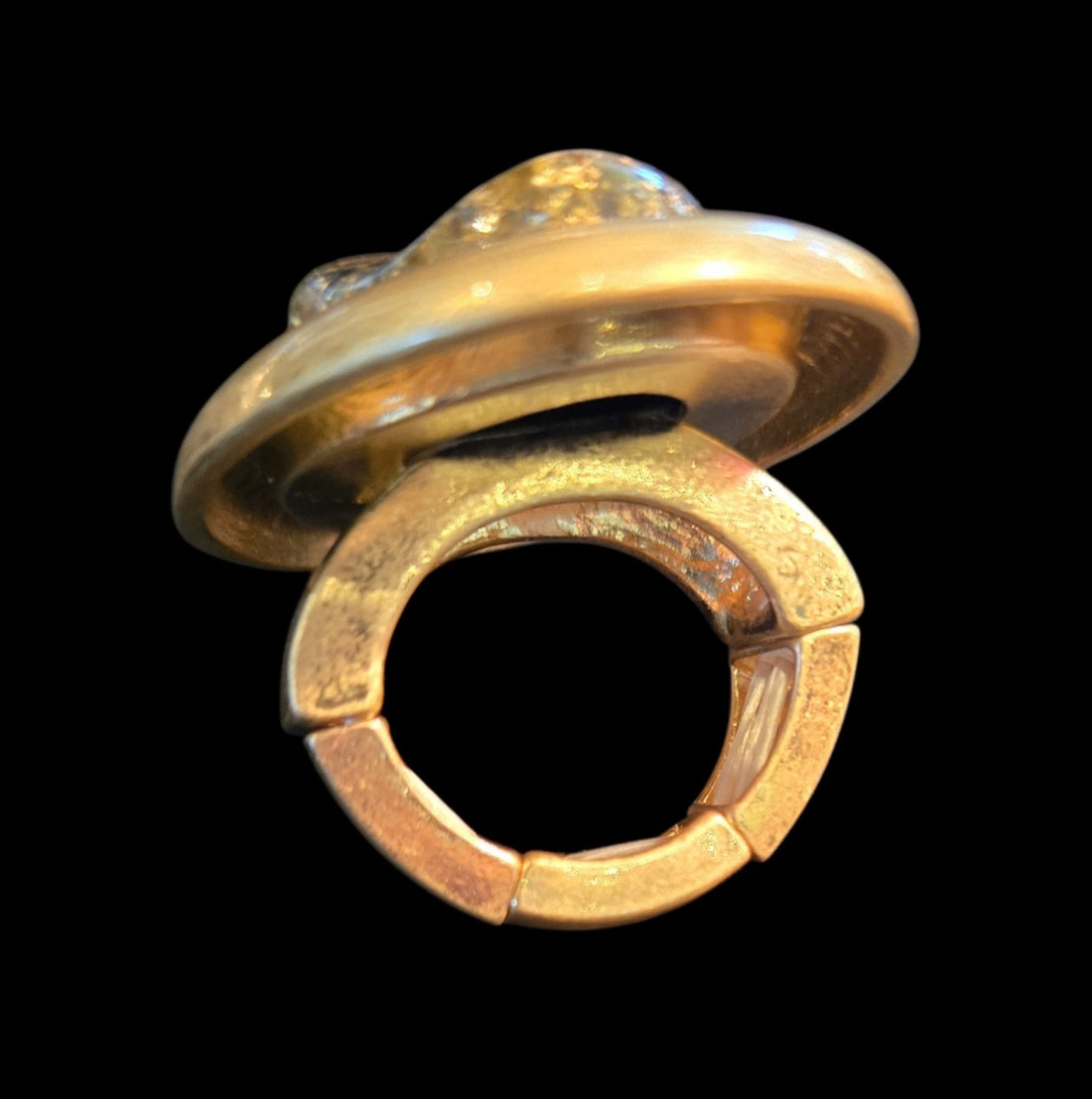 Brush Gold Rings