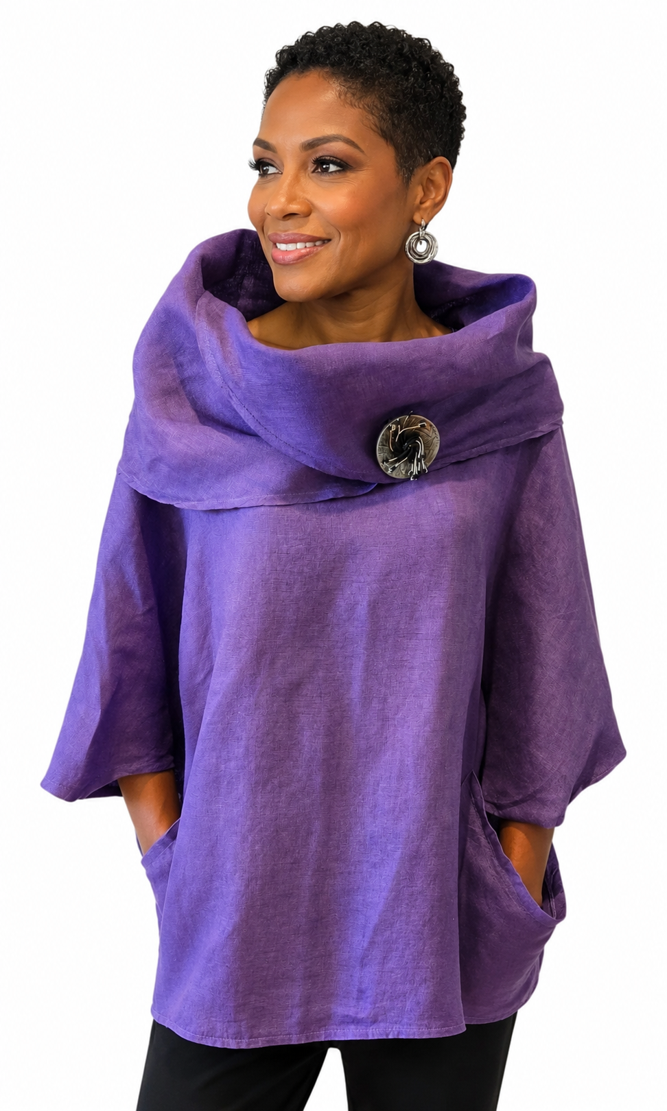 Turtle Cowl Neck Top