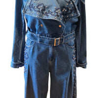 The Bold Denim Pantset