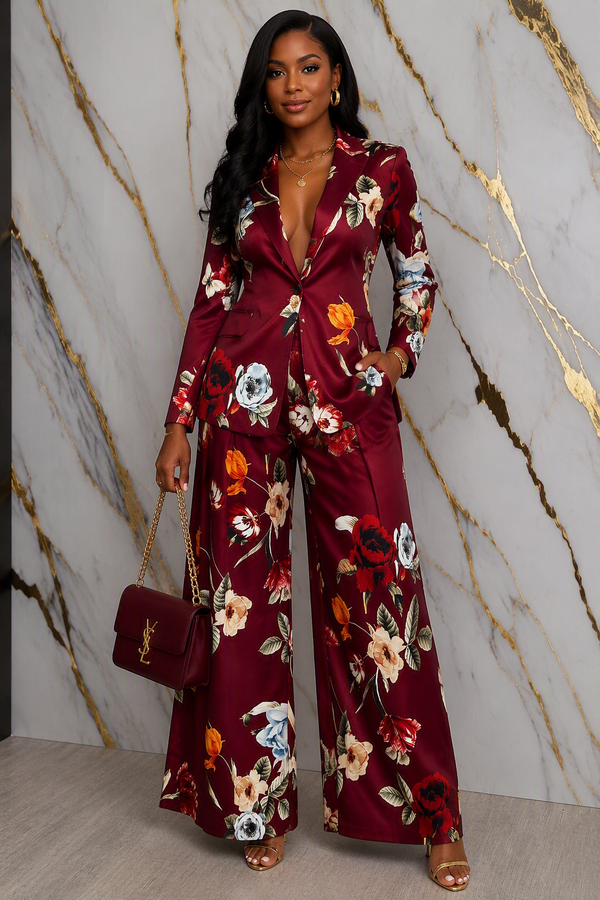 The Ashley Floral Pantset