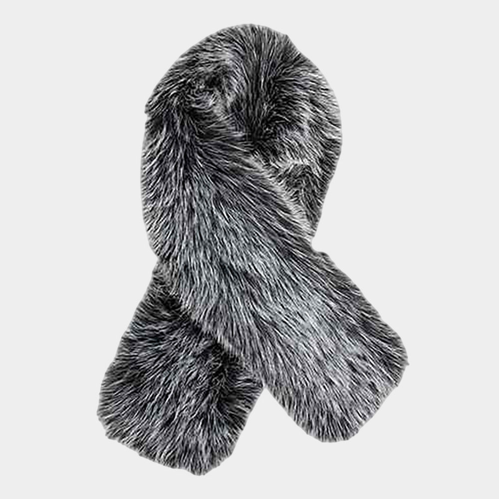 Plush Faux Fur Winter Scarf