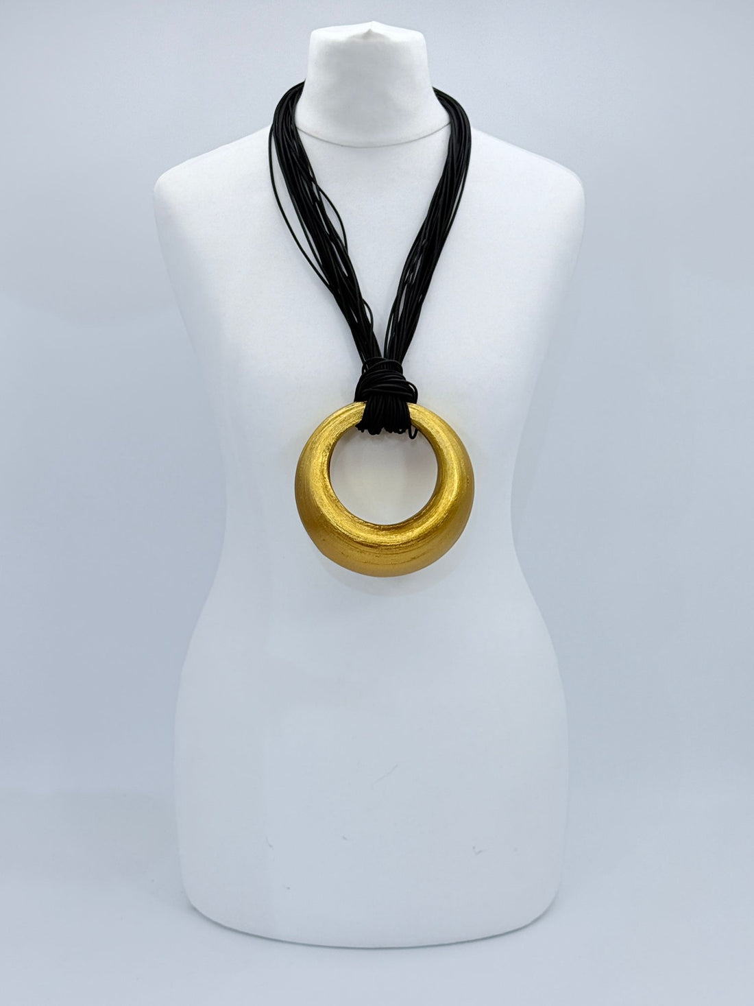 Curve Bamboo Crescent Necklace