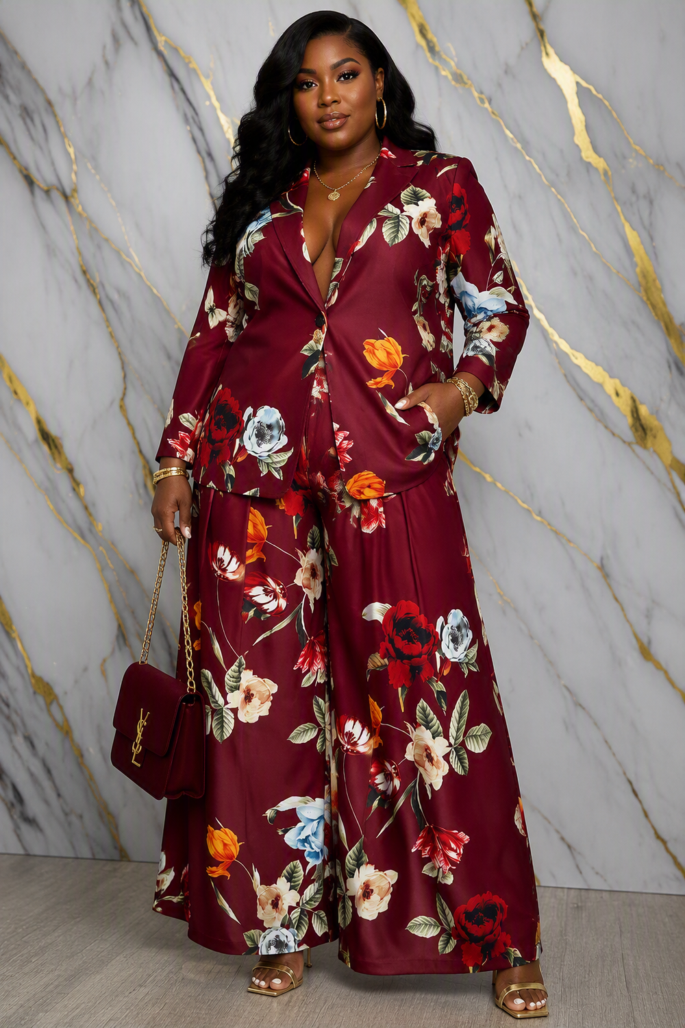 The Ashley Floral Pantset