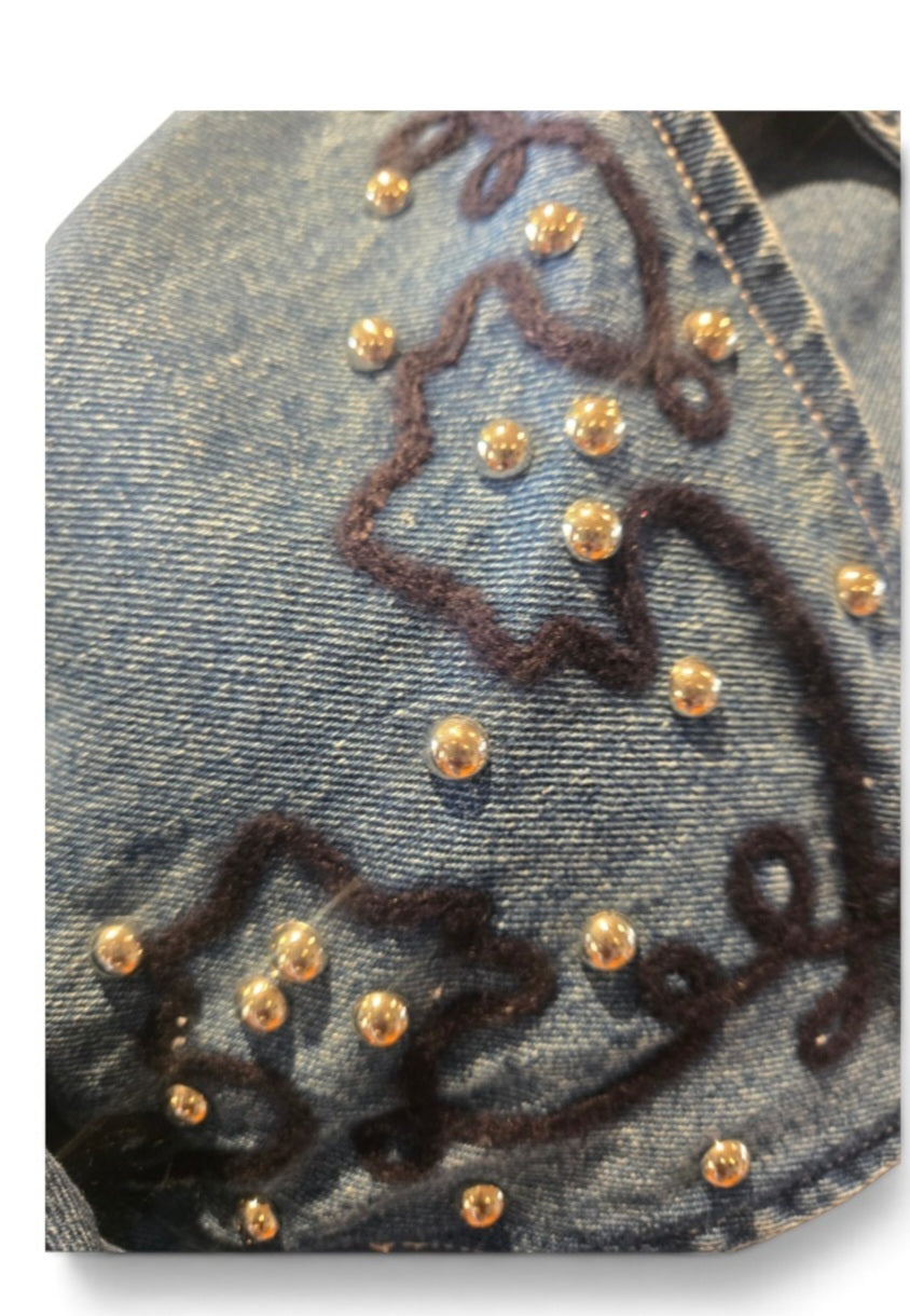 The Bold Denim Pantset
