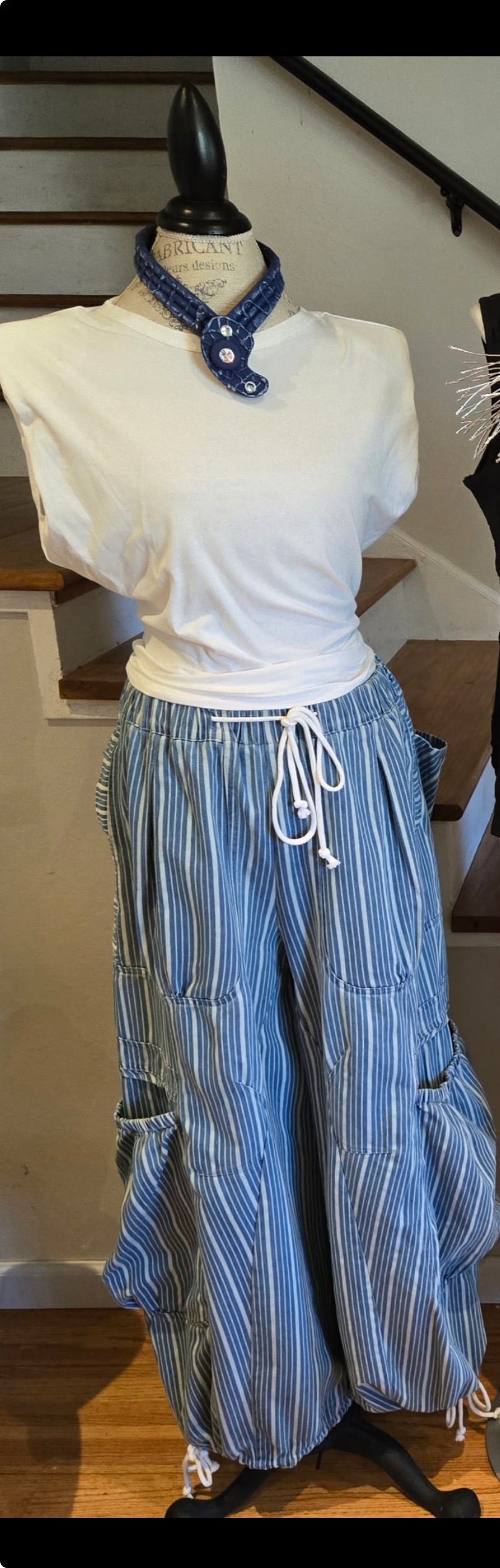 Stripe Bubble Pants