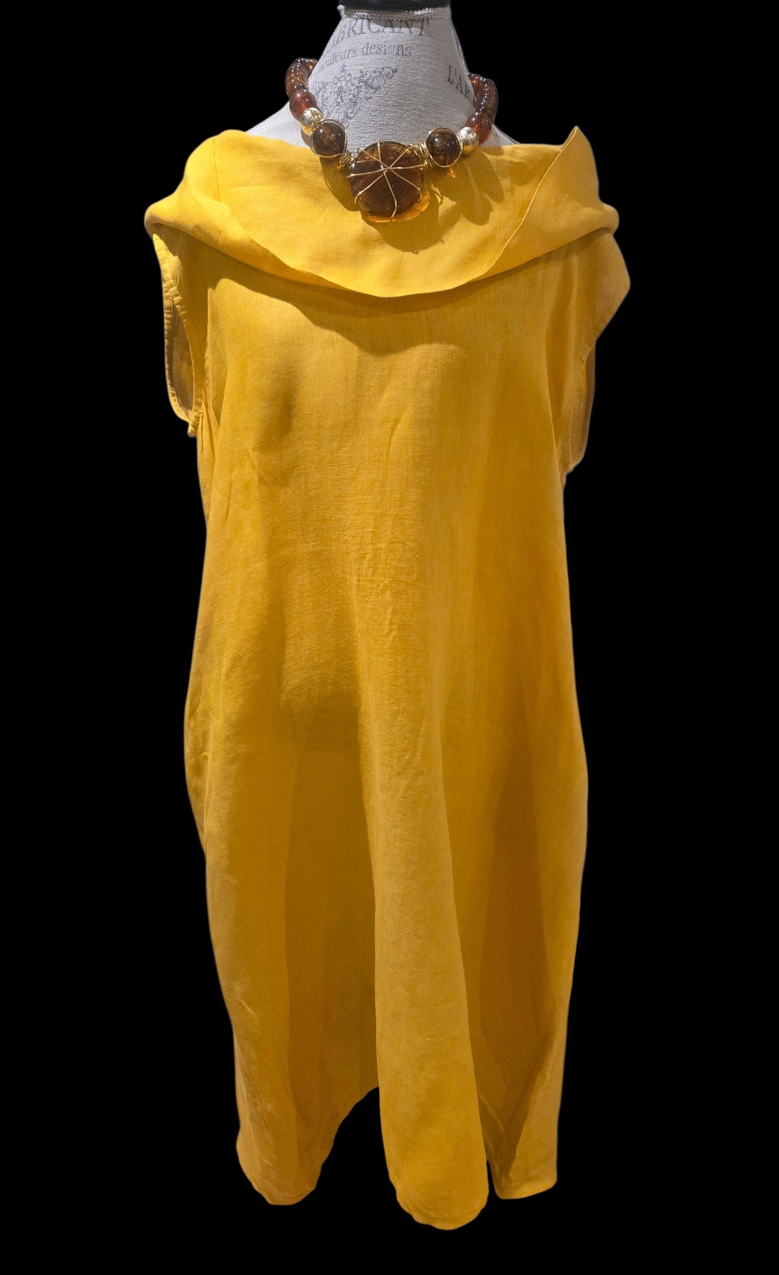 The Golden Sunshine Linen Dress