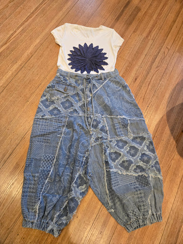 Denim Hareem Pants