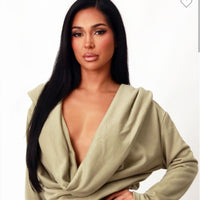 Aura Draped Hoodie