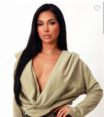 Aura Draped Hoodie
