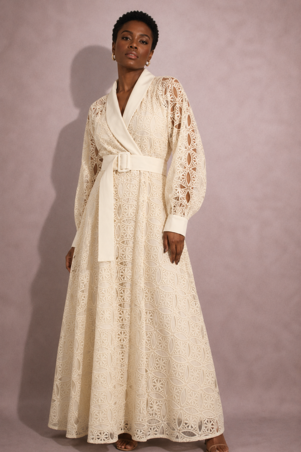 Lace Maxi Dress/Jacket
