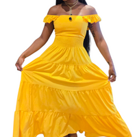 Lemon Maxi Skirt Set