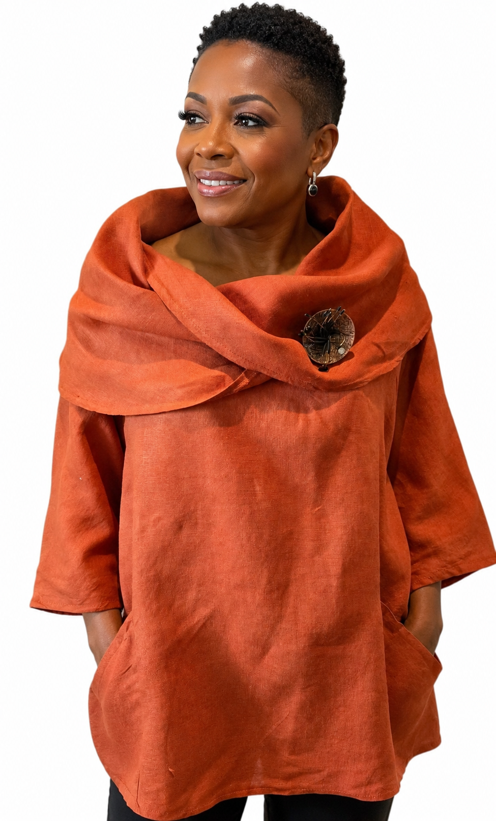 Turtle Cowl Neck Top