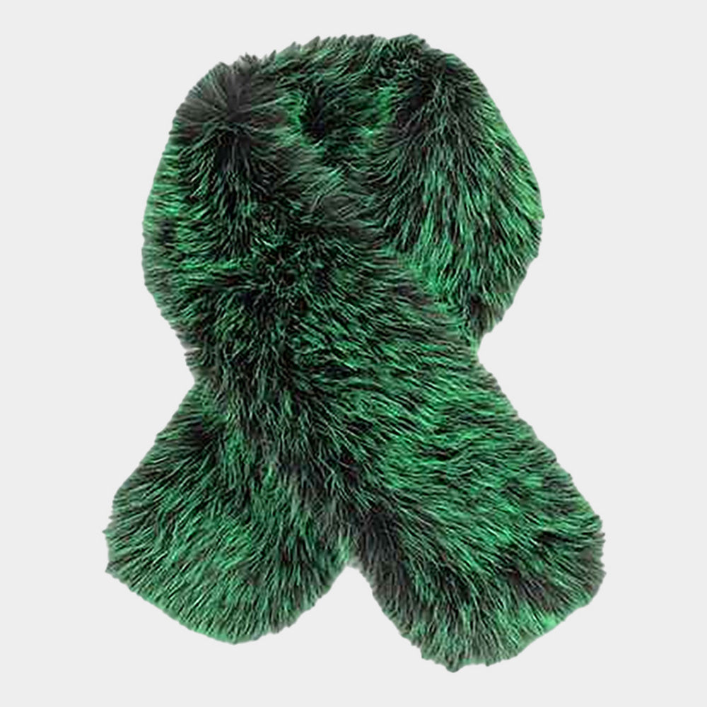 Plush Faux Fur Winter Scarf