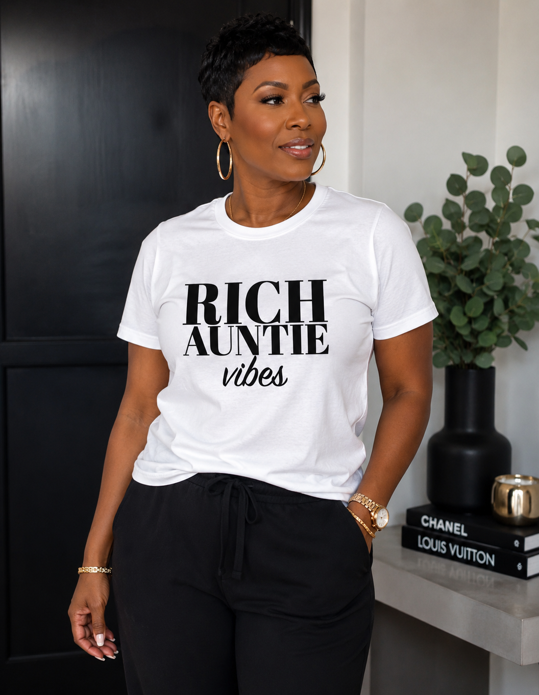Rich Auntie Vibes Tshirt