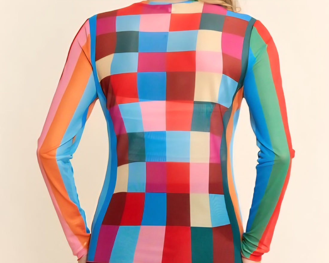 Checker Board Pullover