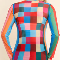 Checker Board Pullover