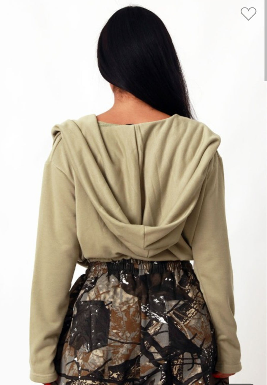 Aura Draped Hoodie