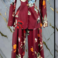 The Ashley Floral Pantset