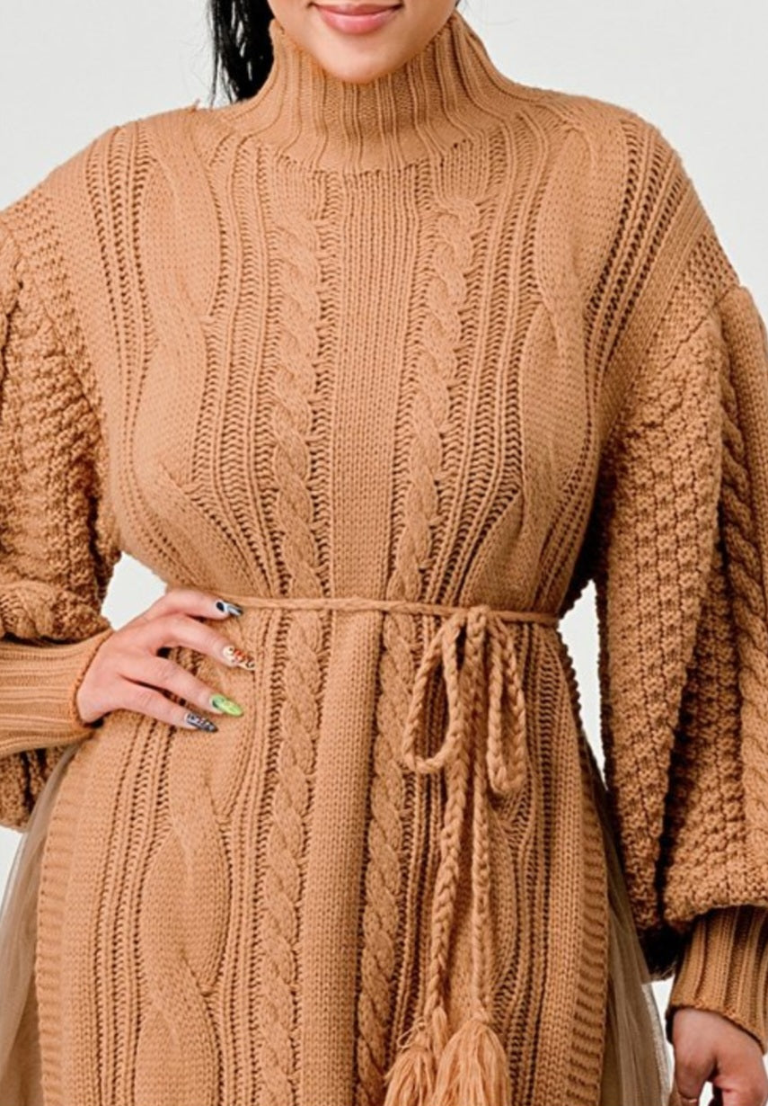 Princess Knit Top With Tulle Skirt