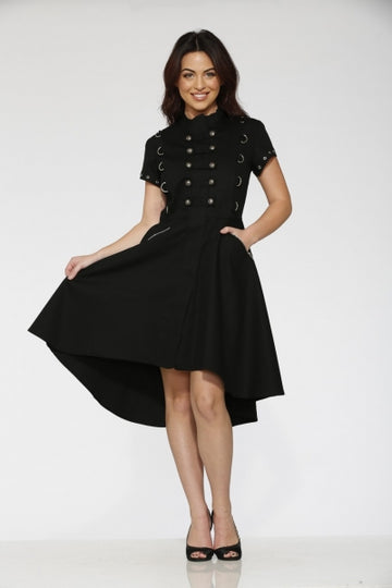 The Military Hi-Lo Dress
