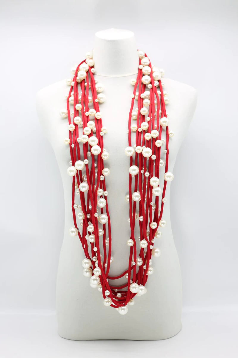 Multi Strand Pearl Necklace